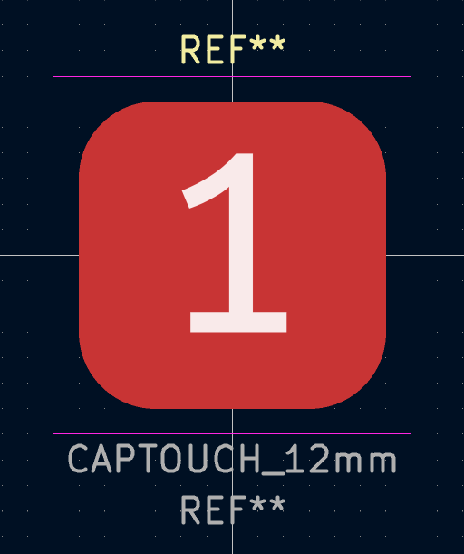 12mm button sensor footprint
