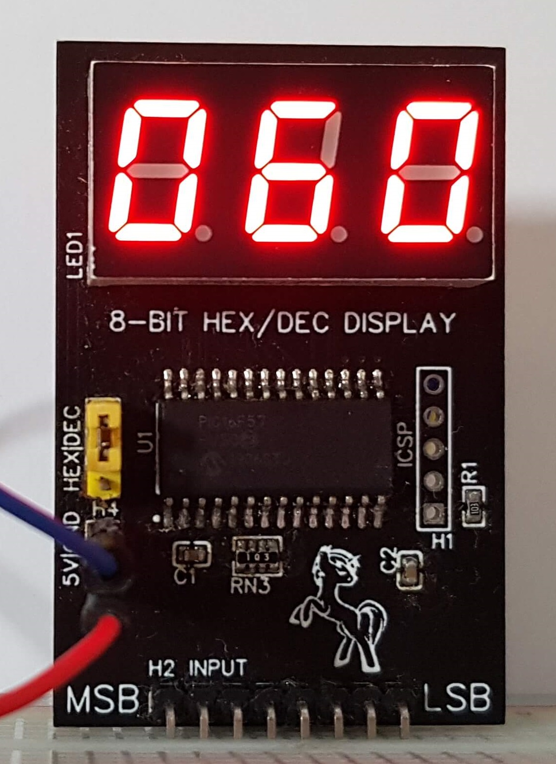 Busdisplay revision 1 in decimal mode