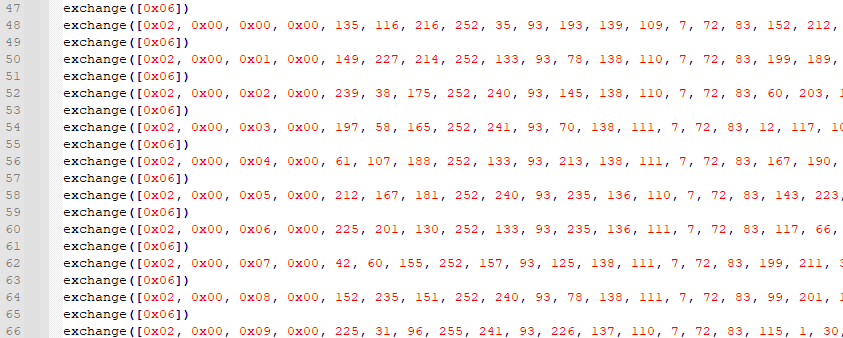 Python Script for Writing New Data into the Chip