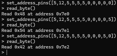 Reading the first three bytes of the ID Block