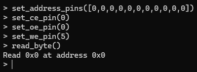 Example Byte Read Step