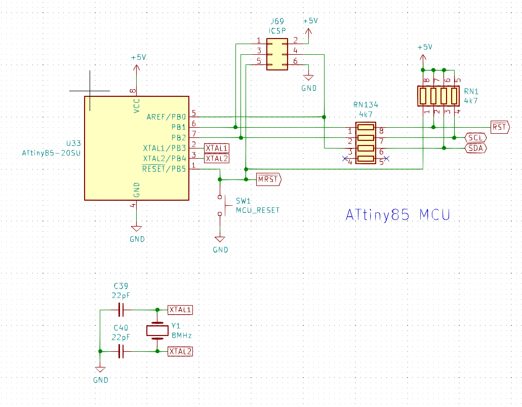 ATtiny85 Circuit